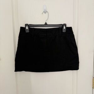 Zara black mini skirt